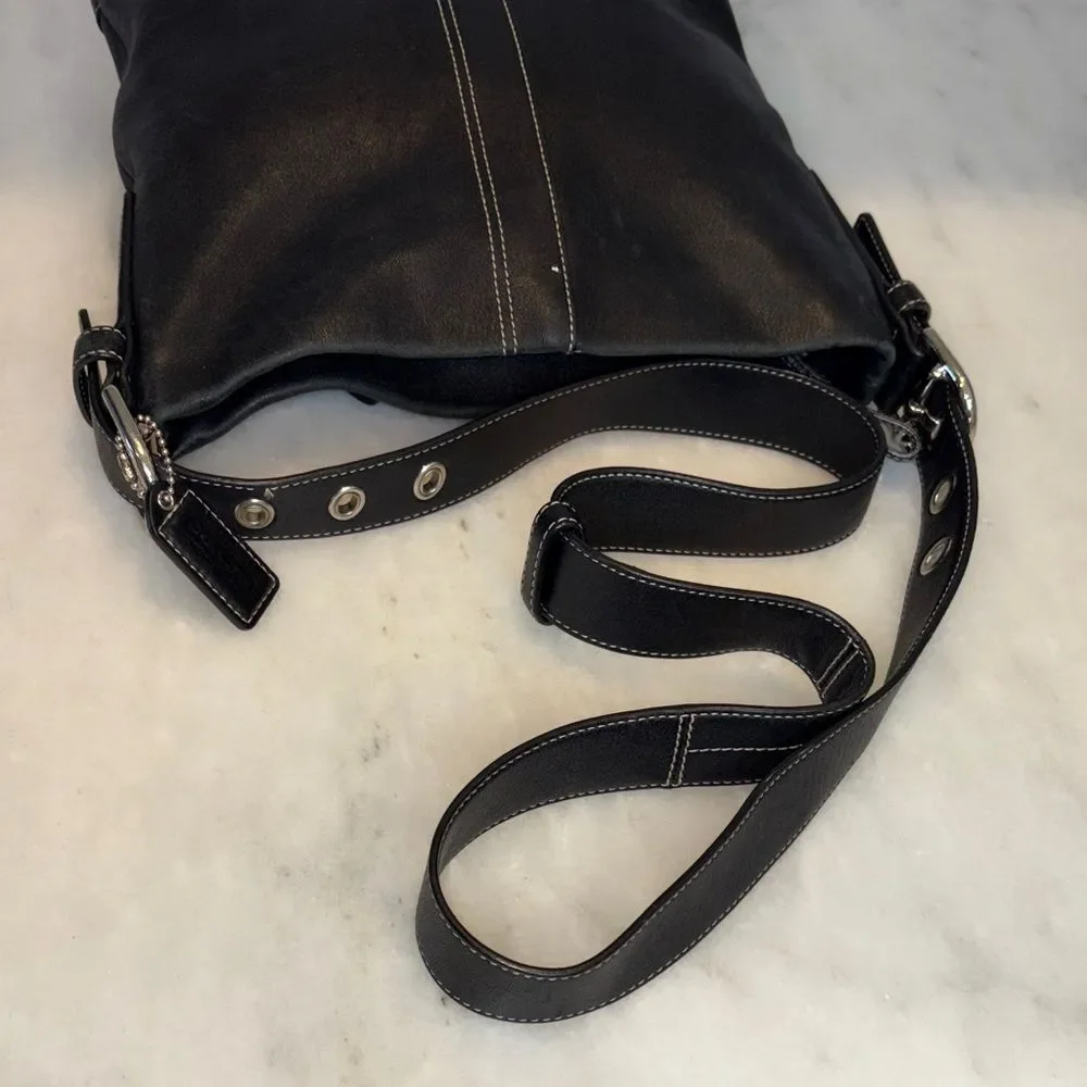 Coach Bag Purse Handbag Leather Vintage Y2K Slim Soho Hobo Crossbody Shoulder